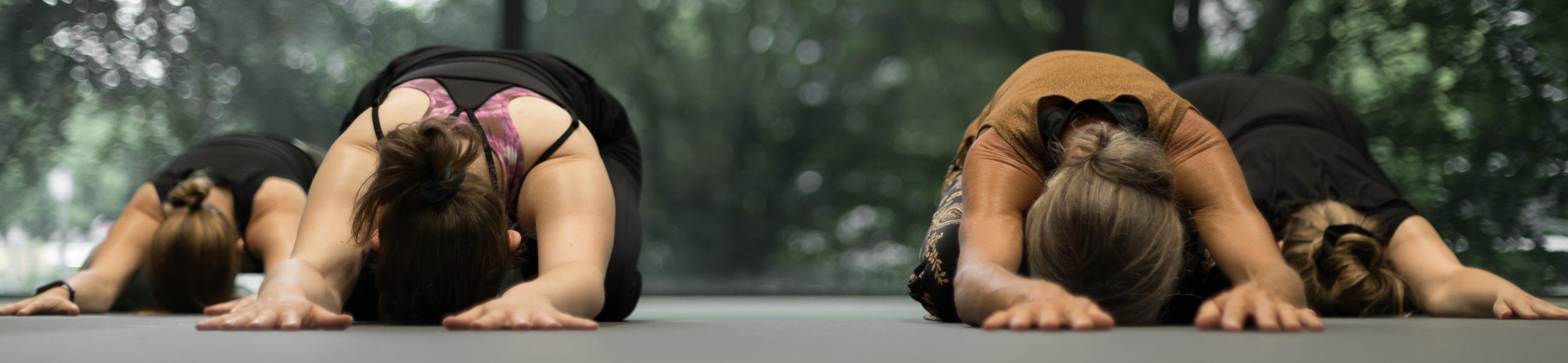 Adho Mukha Virasana yoga beweging