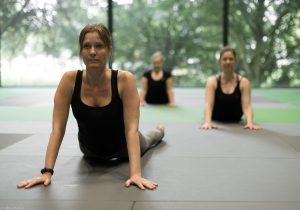 Rekken yoga beweging